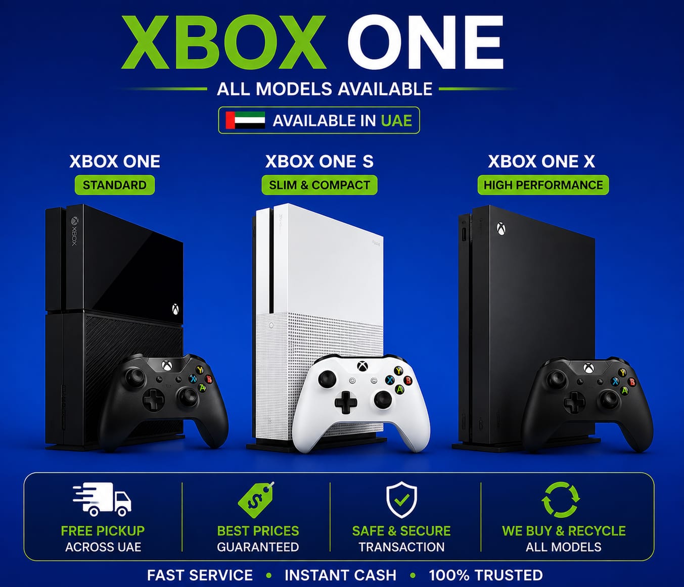 Xbox One S and Xbox One X Buyer in UAE