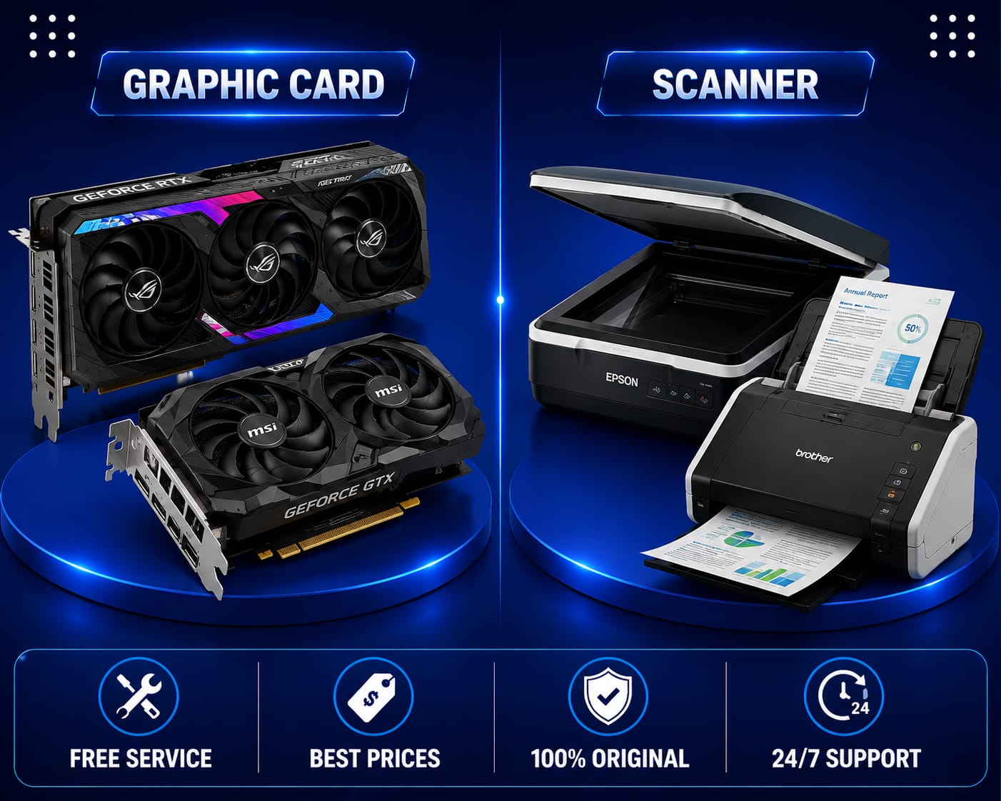 Scanner and Graphic Card Buyer in UAE